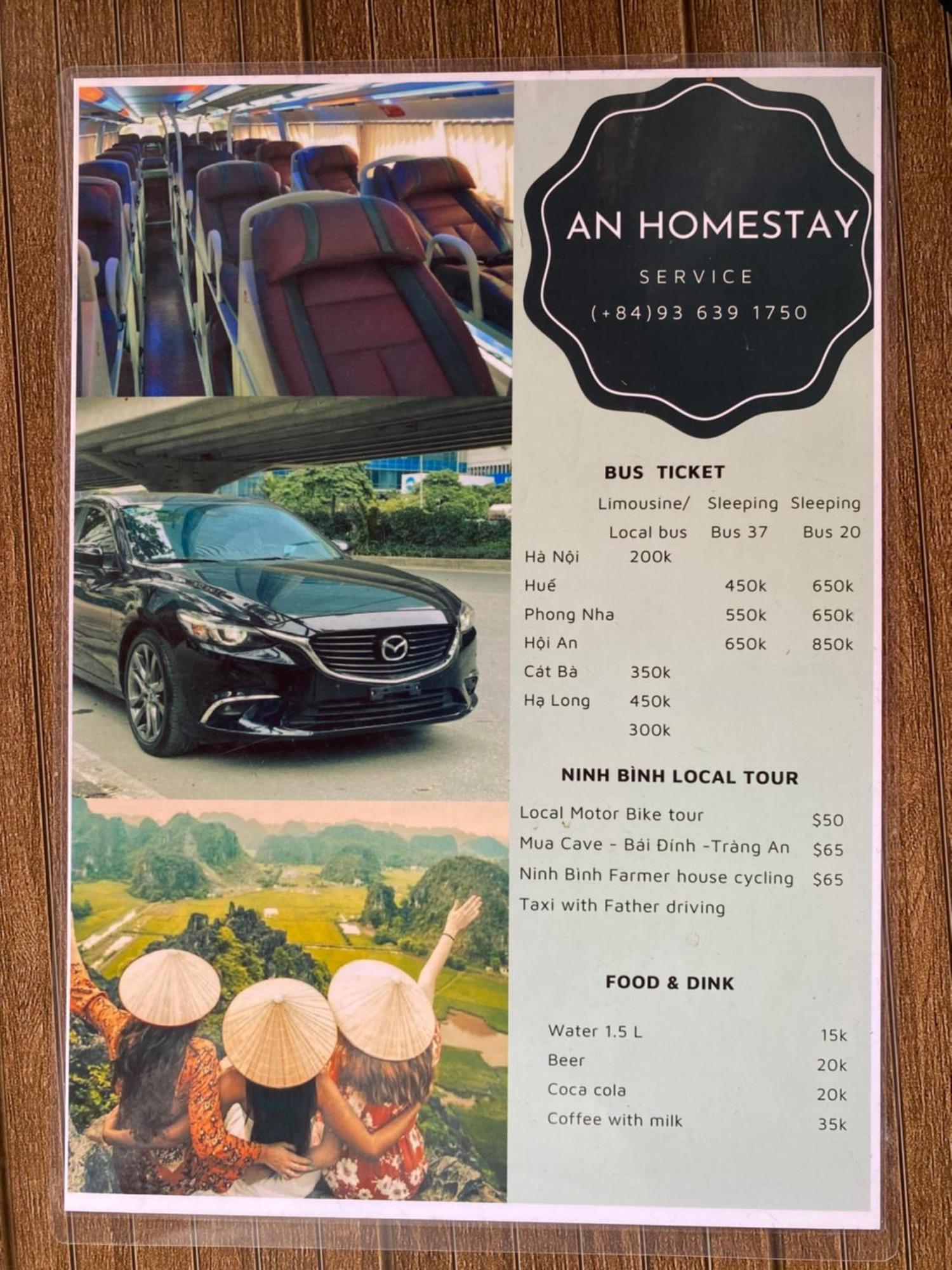 An Homestay Tam Coc Ninh Binh Buitenkant foto